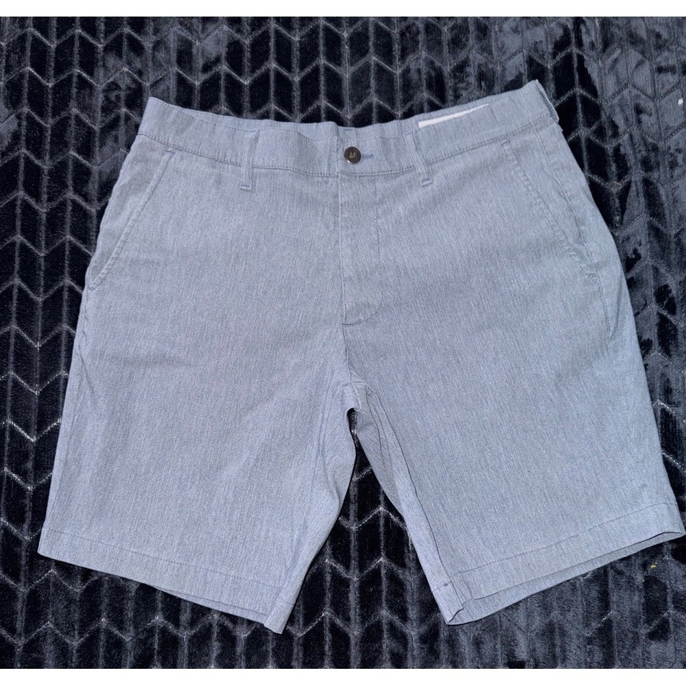 Mizzen And Main Men's Helmsman Blue Golf Shorts Stretch Size 32